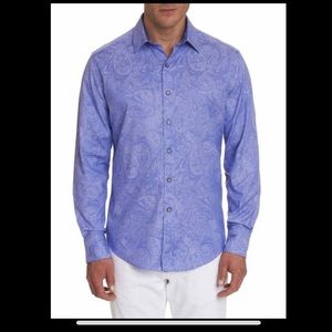 Robert Graham Embroidered Dress Shirt - Large